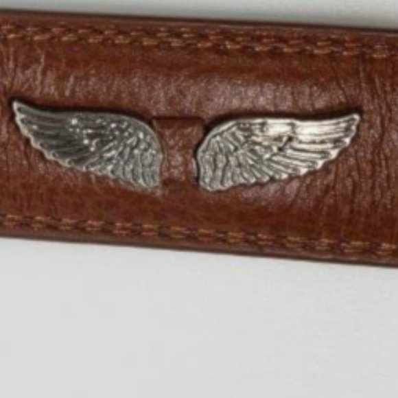 Leather Staggerwing Belt - Picture 5 of 6